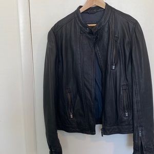 Leather Biker jacket.